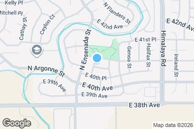 Map image of the property - 19501 E 40th Dr