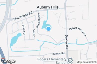 Map image of the property - 2872 Davison Ave