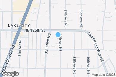 Map image of the property - 12341 36th Ave NE