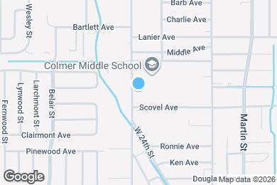 Map image of the property - Lodge Apartments Pascagoula