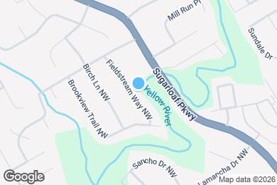 Map image of the property - 504 Fieldstream Way NW