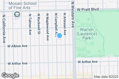Map image of the property - 6621 N Campbell Ave