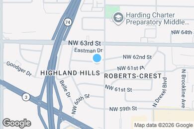 Map image of the property - 3308 NW 62nd St