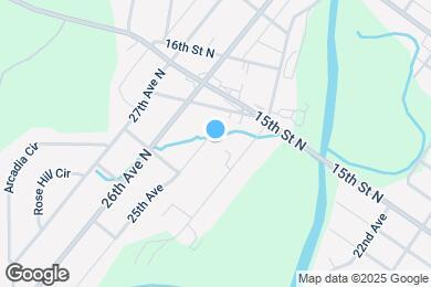 Map image of the property - 1333 25th Ave
