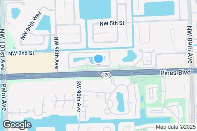 Map image of the property - 9625 NW 1st Ct