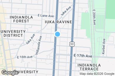 Map image of the property - 297 E 19th Ave