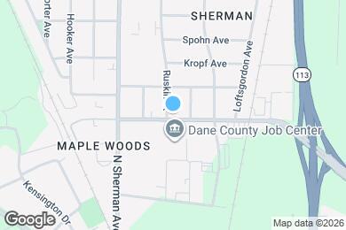 Map image of the property - 1301 Ruskin St