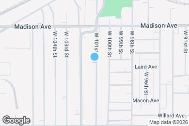 Map image of the property - 2088 W 101st St