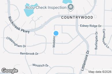 Map image of the property - 2234 Webbing Dr