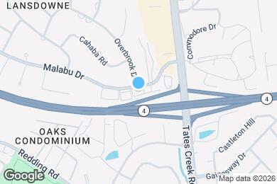 Map image of the property - Landing at Malibu