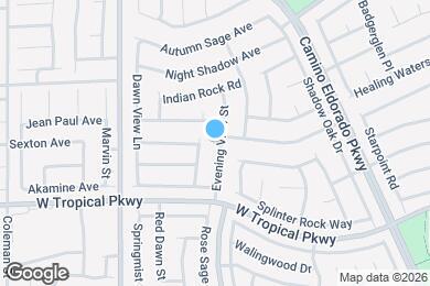 Map image of the property - 6059 Evening View St