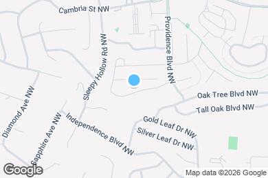 Map image of the property - 335 Twisted Oak Dr NW