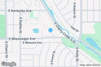 Map image of the property - 5300 E Cherry Creek South Dr