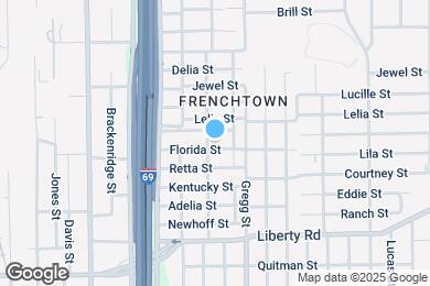 Map image of the property - 3207 Florida St