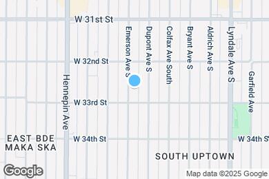 Map image of the property - 3237 Emerson Ave S