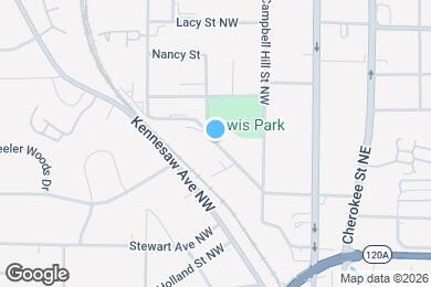Map image of the property - 445 Sessions St NW