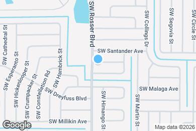 Map image of the property - 1682 SW Crawford Ave