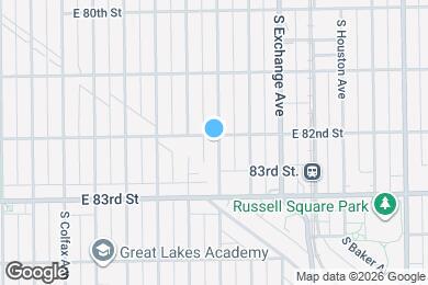 Map image of the property - 8202 S Muskegon Ave