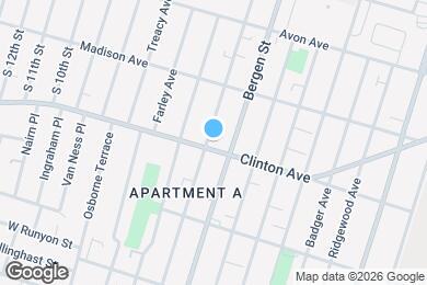 Map image of the property - 501 Clinton Ave