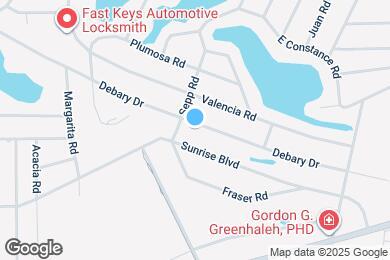 Map image of the property - 231 Debary Dr