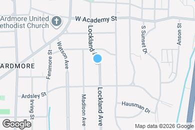 Map image of the property - 832 Lockland Ave