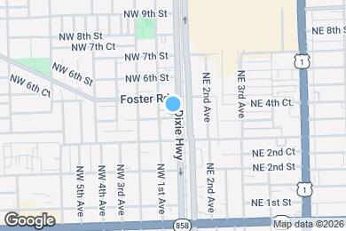 Map image of the property - 401 N Dixie Hwy