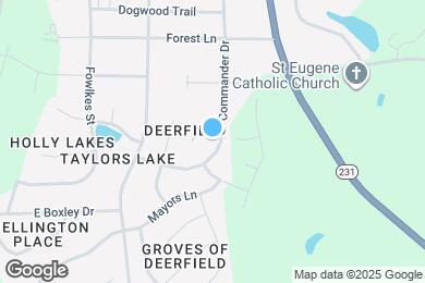 Map image of the property - 622 Commander Dr