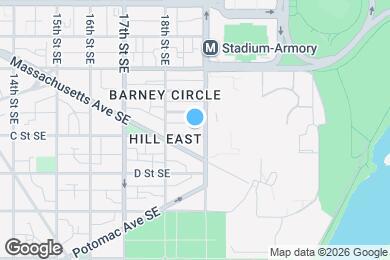 Map image of the property - 1838 C St SE