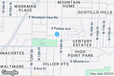 Map image of the property - 1327 E Carol Ave