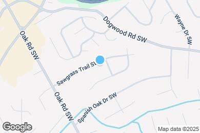 Map image of the property - 2884 Sawgrass Trail SW