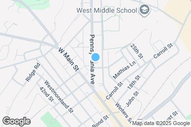 Map image of the property - 58 Pennsylvania Ave