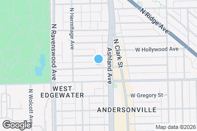 Map image of the property - 1624 W Olive Ave