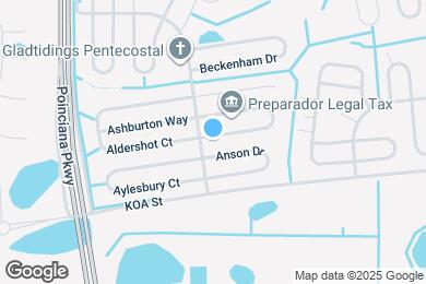 Map image of the property - 204 Abbotsbury Dr