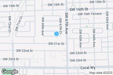 Map image of the property - 6780 SW 19th Ter