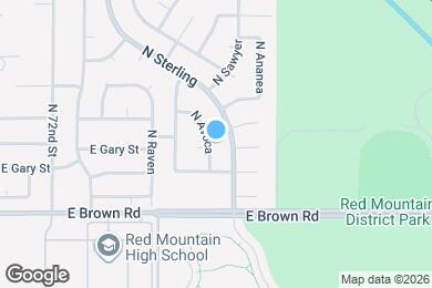 Map image of the property - 1313 N Avoca