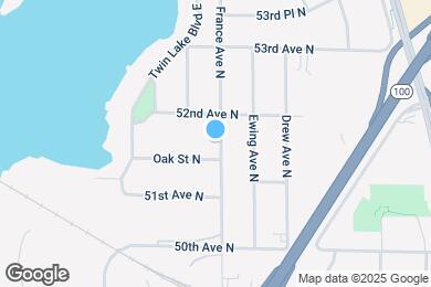 Map image of the property - 5121 France Ave N