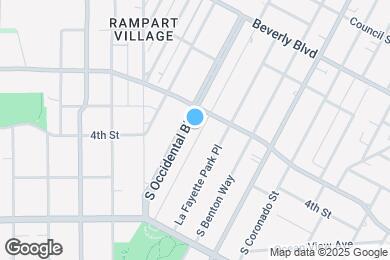 Map image of the property - 320 S Occidental Blvd
