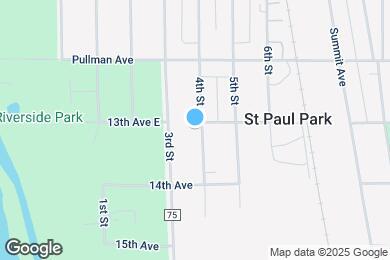 Map image of the property - 1301 4th St