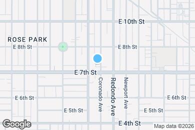 Map image of the property - 725 Coronado Ave