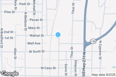 Map image of the property - 608 N Trinity St
