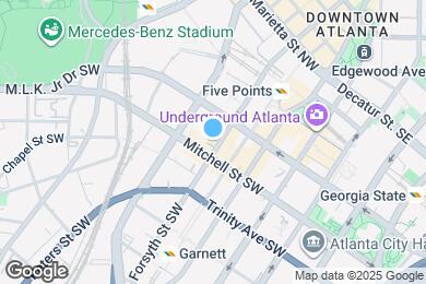 Map image of the property - 95 Forsyth St SW