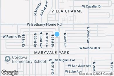 Map image of the property - 5748 N 31st Ave