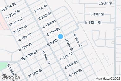 Map image of the property - 307 E 17th St