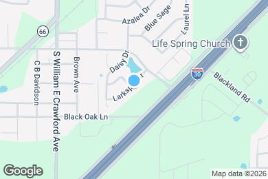 Map image of the property - 50 Larkspur Dr