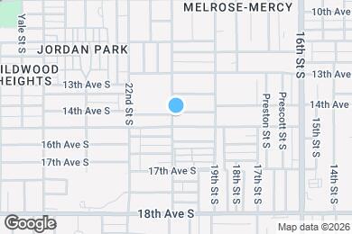 Map image of the property - 1400 21st St S