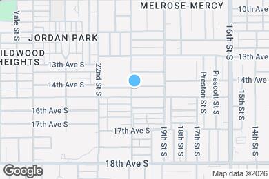 Map image of the property - 1400 21st St S