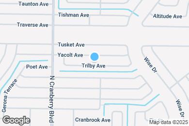 Map image of the property - 2750 Trilby Ave