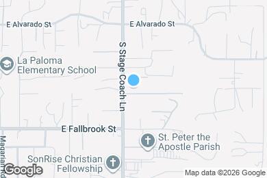 Map image of the property - 1720 Via Entrada