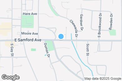 Map image of the property - 522 E Samford Ave