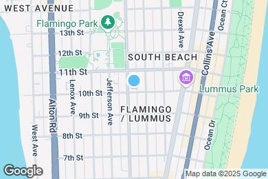Map image of the property - 1005 Meridian Ave
